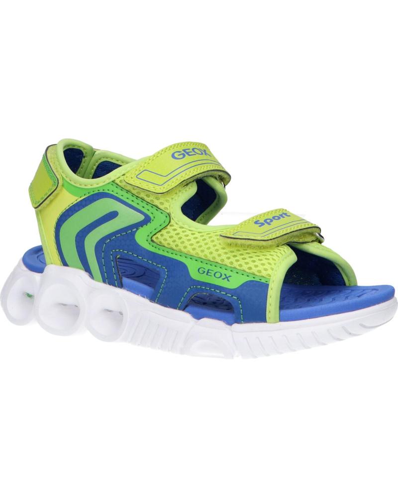 Sandali De Niño GEOX J25GGA 014CE J SANDAL WROOM C0876 LIME-ROYAL