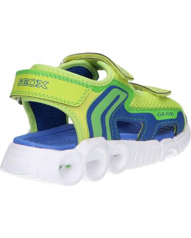 Sandalen GEOX  für Junge J25GGA 014CE J SANDAL WROOM  C0876 LIME-ROYAL