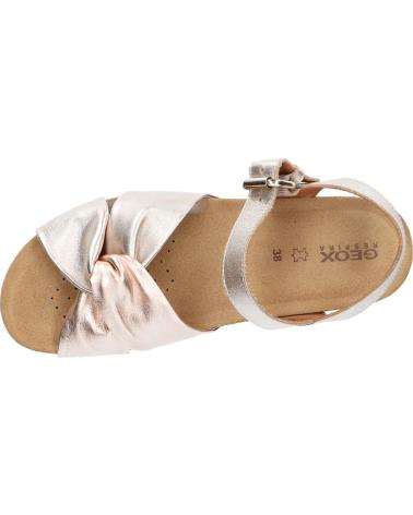 Woman and girl Sandals GEOX D25LUC 000CF D SPENSIERATA  CB5H8 CHAMPAGNE-ROSE GOLD