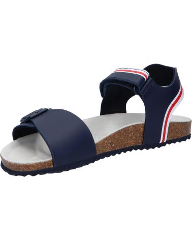 boy Sandals GEOX J028LB 0006A J GHITA C4580 BLUE-RED-WHITE