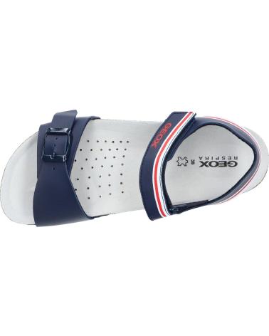 boy Sandals GEOX J028LB 0006A J GHITA C4580 BLUE-RED-WHITE
