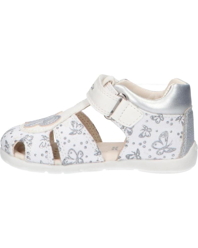 Sandalias De Ni a GEOX B251QC 0AW54 B ELTHAN C0007 WHITE SILVER