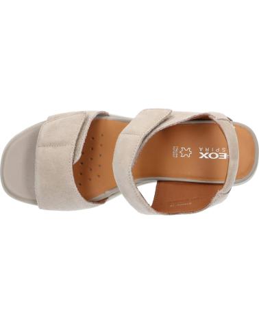 Woman Sandals GEOX D SPHERICA EC6 C - SCAM D35G0C 00022 BEIGE