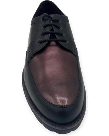 Zapatos de Mujer PITILLOS ZAPATO Y BURDEOS 1302 NEGRO