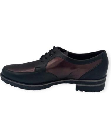 Zapatos de Mujer PITILLOS ZAPATO Y BURDEOS 1302 NEGRO