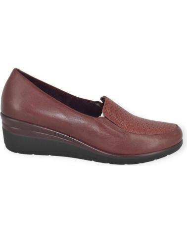 Schuhe für Damen PITILLOS ZAPATO PIEL BURDEOS 1020 ROJO