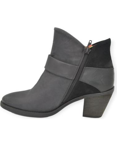 Botins de Mulher MTNG BOTIN PIEL MUSTANG 97003 NEGRO