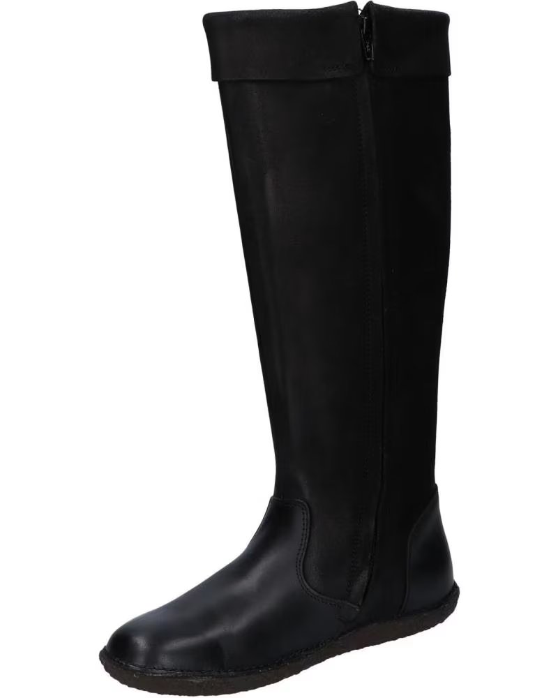 Bottes Kickers Hohigh Pour Femme - Cuir, Semelle Caoutchouc, Talon Plat - Taille Normale