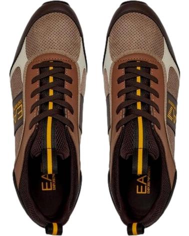 Sapatilhas de Homem EMPORIO ARMANI ZAPATILLAS ARMANI EA7 EN COLOR PARA MARRON
