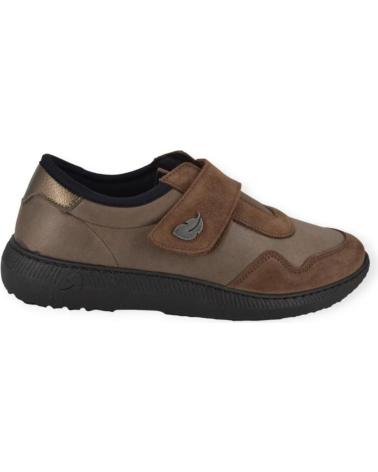Chaussures ROAL  pour Femme ZAPATO TAUPE VELCRO 3806  MARRóN