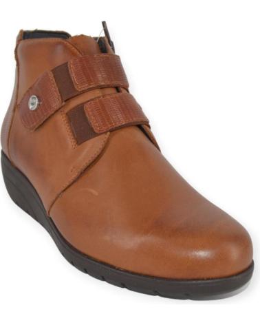 Bottines pour Femme PITILLOS BOTIN CAMEL PIEL VELCRO Y CREMALLERA PITILLO 2732 MARRóN