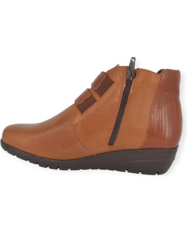 Bottines pour Femme PITILLOS BOTIN CAMEL PIEL VELCRO Y CREMALLERA PITILLO 2732 MARRóN