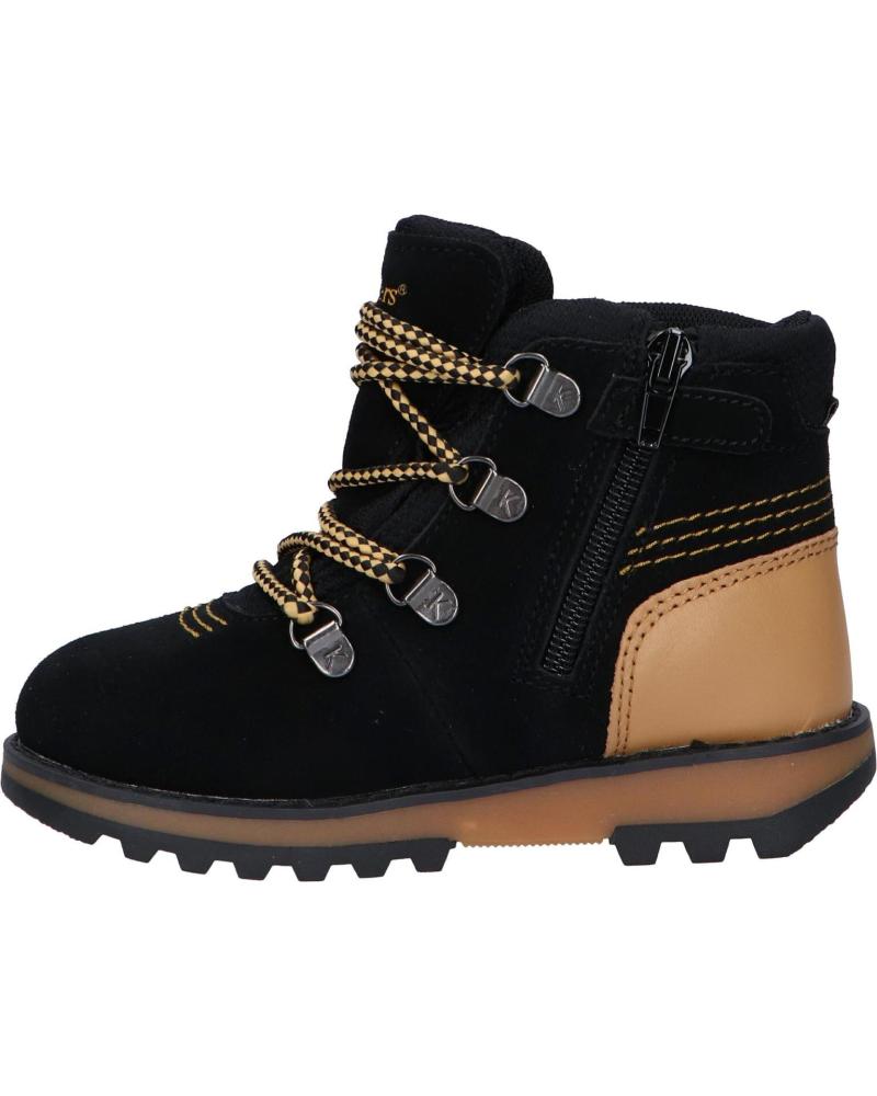 Mid-Boots-De-Niña-KICKERS-878760-10-KICKNATURE-83-NOIR-JAUNE