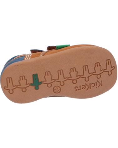 Botines de Niño KICKERS 439476-10 BABYSCRATCH 116 CAMEL BLEU