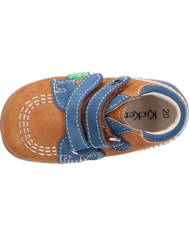 Botines de Niño KICKERS 439476-10 BABYSCRATCH 116 CAMEL BLEU
