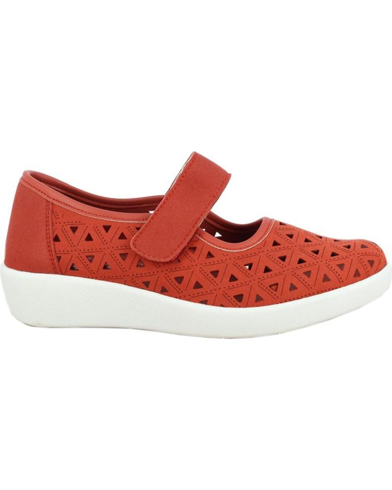 Bailarinas de Mujer  MANOLETINA DOCTOR CUTILLAS NEW YORK 38467 ROJO