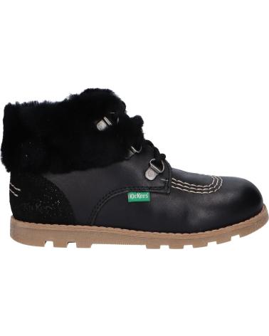 Botines de Niña KICKERS 878700-10 NONOSWEET 83 NOIR BRILLANT