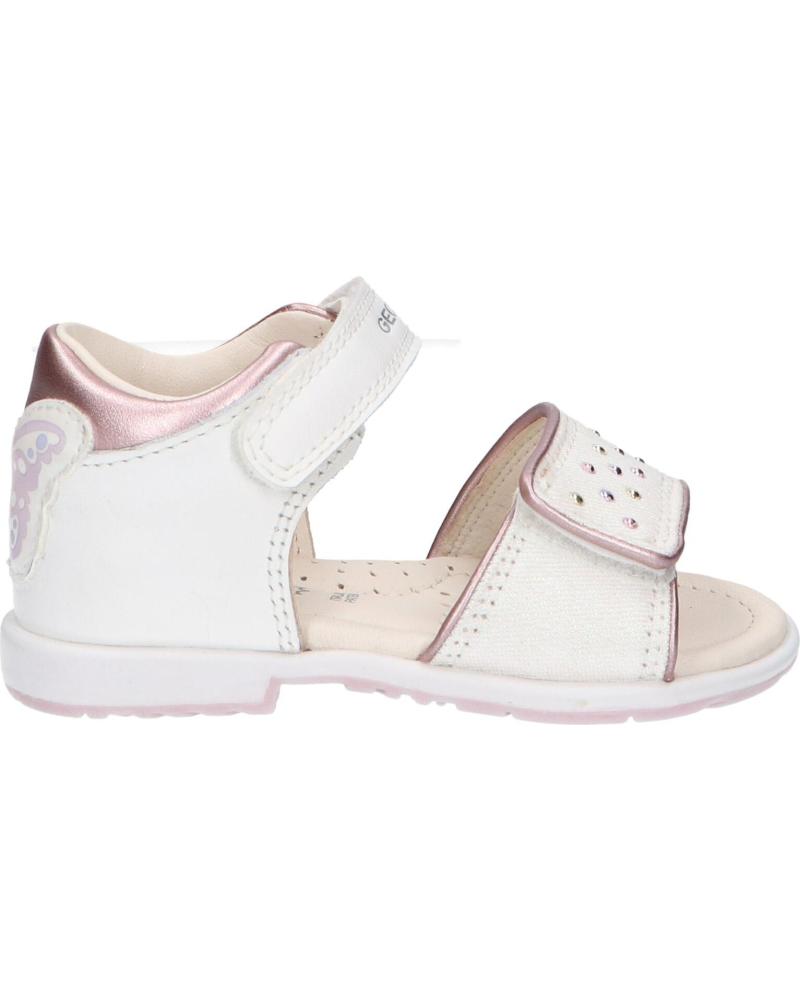 Sandalen für Mädchen GEOX B3521A 08509 B VERRED C1253 WHITE-OLD ROSE