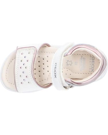 Sandalen für Mädchen GEOX B3521A 08509 B VERRED C1253 WHITE-OLD ROSE