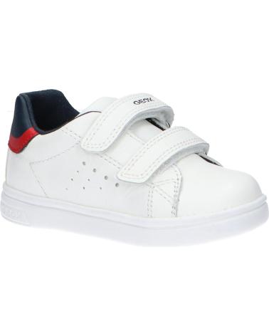 girl and boy Trainers GEOX B DJROCK BOY A BLANCO