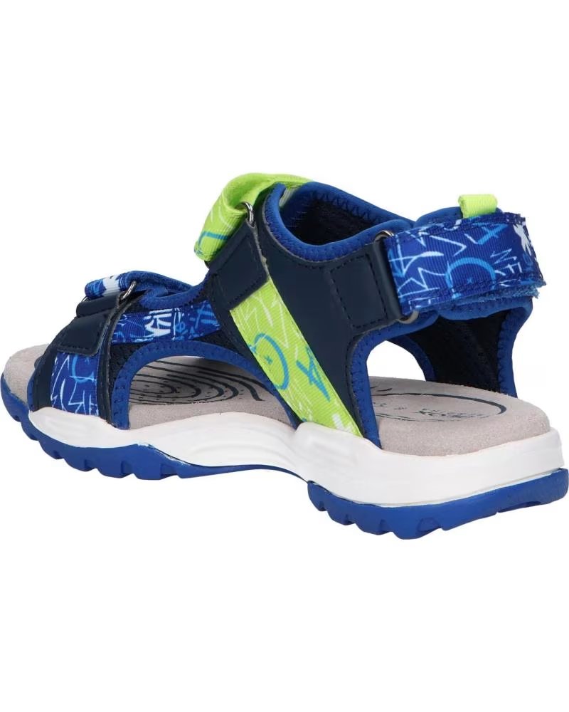 Geox Jungen J Borealis Boy B Sandale Garçon - Technologie Respira, Confort Quotidien
