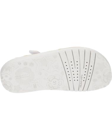 girl Sandals GEOX J15EAB 000QD J SANDAL COSTAREI  C0563 WHITE-FUCHSIA