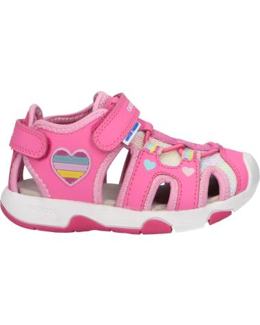 Sandali GEOX  per Bambina B150DA 05014 B SANDAL MULTY  C8238 FUCHSIA-MULTICOLOR