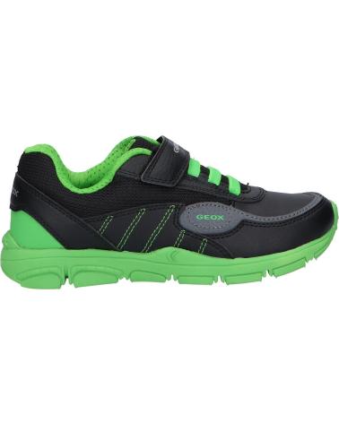 Sapatos Desportivos GEOX  de Menina e Menino J047NA 0FEFU J NEW TORQUE  C0016 BLACK-GREEN