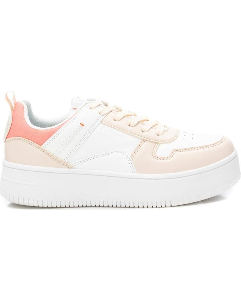 REFRESH 171616 Sneaker Donna - Stile Basket Multicolore, Pelle Effetto Vegan