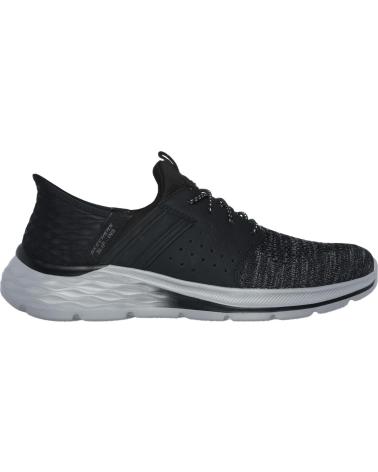 Scarpe sport per Uomo SKECHERS ZAPATILLAS GARNER-NEWICK NEGRO