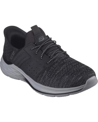 Scarpe sport per Uomo SKECHERS ZAPATILLAS GARNER-NEWICK NEGRO