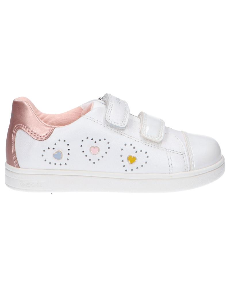 Scarpe sport GEOX  per Bambina B921WB 044AJ B DJROCK  C0814 WHITE-LT PINK