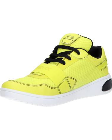 Zapatillas deporte de Mujer y Niña y Niño GEOX J927QB 01454 J XLED C3S9B LIME GREEN-BLACK