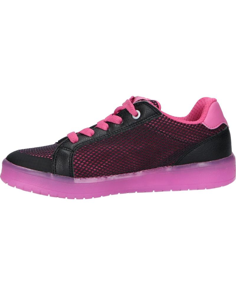 Chaussures De Sport De Nina GEOX J824HA 01454 J KOMMODOR C0922 BLACK FUCHSIA