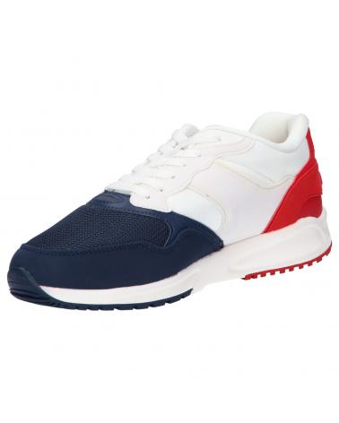 Zapatillas deporte de Hombre ELLESSE 610551 NYC84 SUED AM WHT-DK BLU-RED