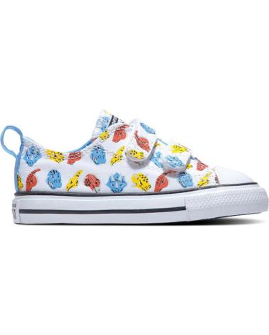 girl and boy Trainers CONVERSE DINO DAZE EASY-ON CHUCK TAYLOR  BLANCO
