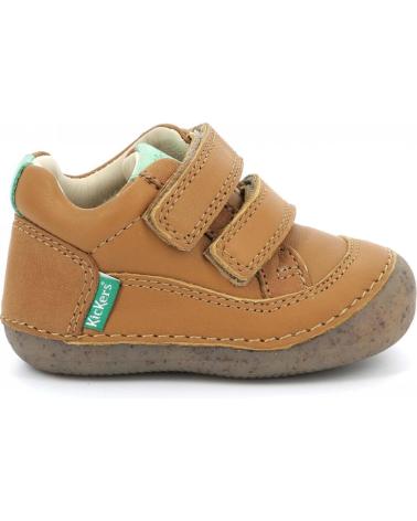 Schuhe KICKERS  für Mädchen und Junge SOSTANKRO  BEIG - MARRóN