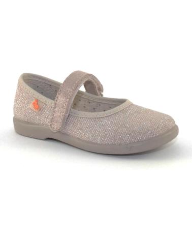 Schuhe VULADI  für Mädchen MERCEDITAS DE LONA VUL·LADI 1202-605  ROSA