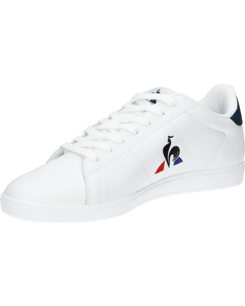 Sports Shoes De Hombre LE COQ SPORTIF 2410696 COURTSET2 OPTICAL WHITE DRESS BLUE