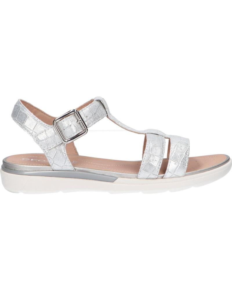 Geox silver sandals hotsell