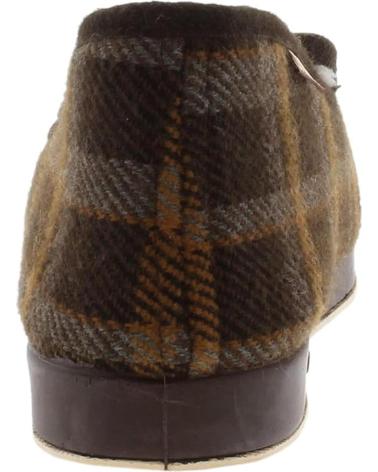 Calzado de casa VICTORIA  de Hombre PANTUFLAS WAMBA BORREGUITO 200301  MARRON