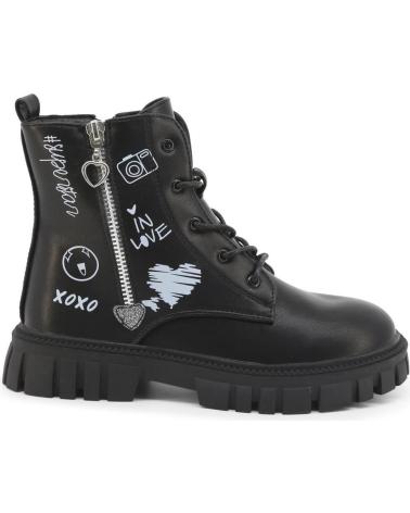 girl boots SHONE D558-002  BLACK