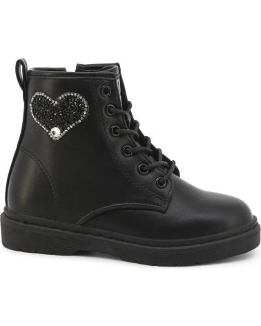 Woman and girl boots SHONE - D551-001  BLACK