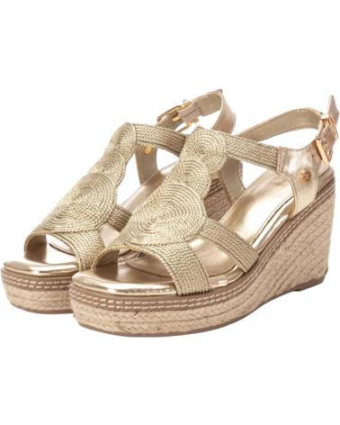 Sandalias XTI  de Mujer CUNAS DORADAS 142320  01 TEX ORO