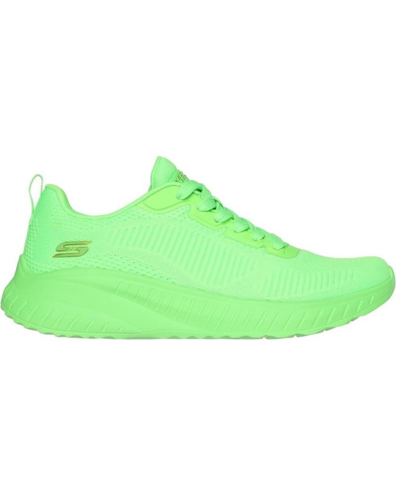 Woman Zapatillas deporte SKECHERS BOBS SQUAD CHAOS  VERDE CLARO