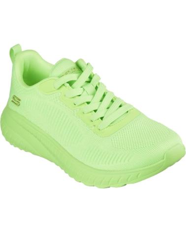 Woman Zapatillas deporte SKECHERS BOBS SQUAD CHAOS  VERDE CLARO