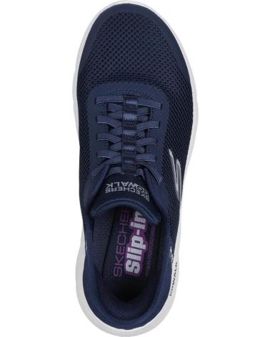 SKECHERS GO WALK FLEX-GRAND 124836 SLIP-INS NAVY-WHITE AZUL MARINO NVW NVW
