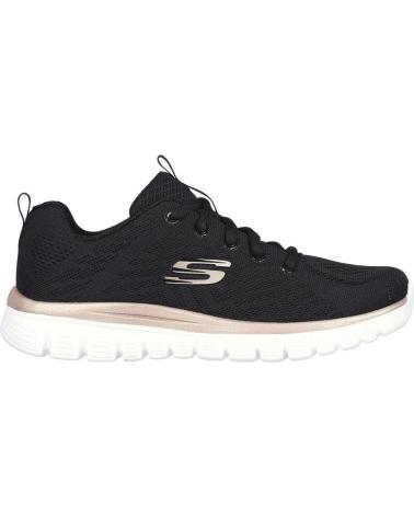 Zapatillas deporte SKECHERS  de Mujer SNEAKERS 12615 MUJER  ORO-NEGRO