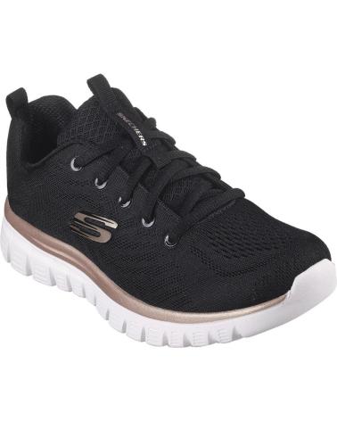 Zapatillas deporte SKECHERS  de Mujer SNEAKERS 12615 MUJER  ORO-NEGRO