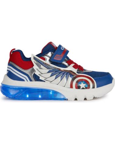boy Trainers GEOX DEPORTIVA CAPITAN AMERICA CON LUCES  BLUE-RED